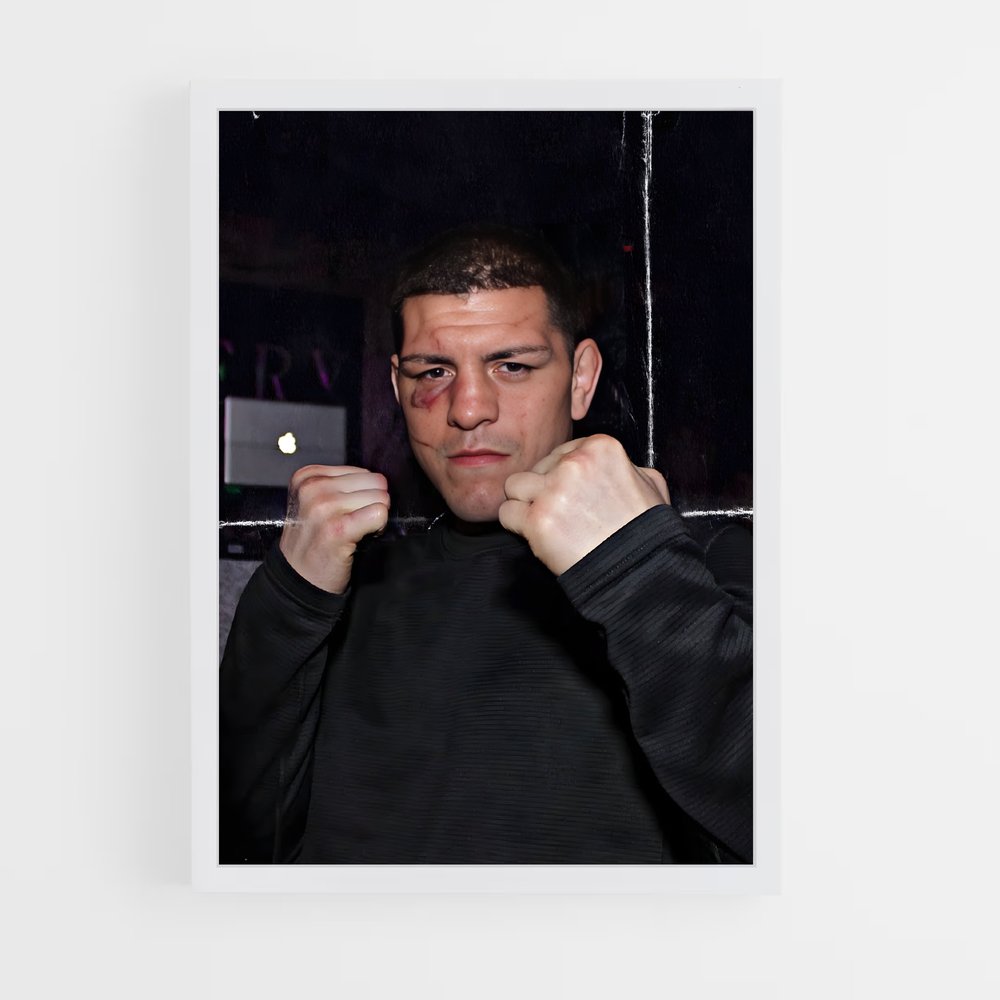 Poster Nick diaz – affiche MMA (vue 3)